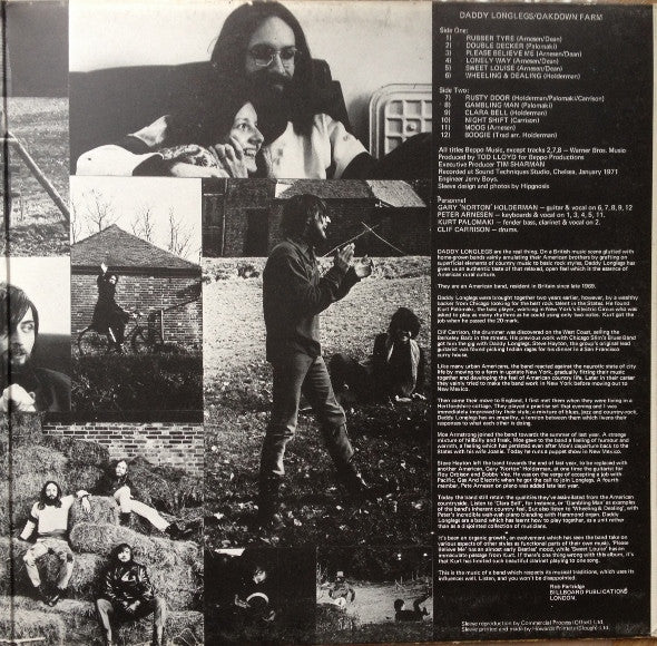 Daddy Longlegs : Oakdown Farm (LP, Album)