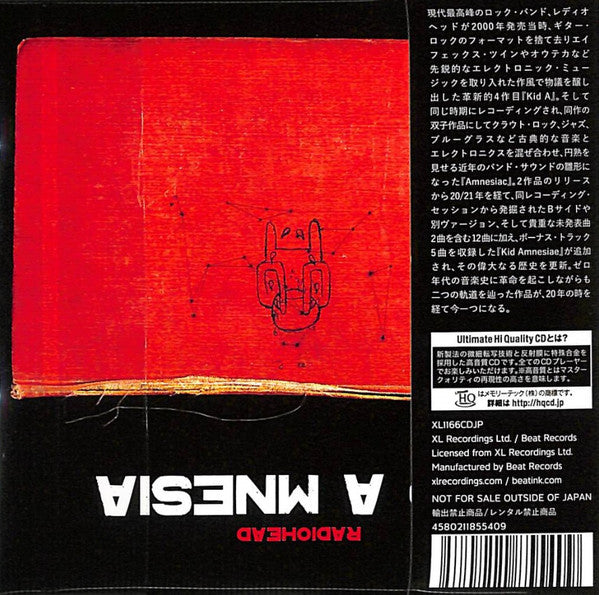Radiohead : Kid A Mnesia (CD, Album, RE + CD, Album, RE + CD, Comp + Comp, U)