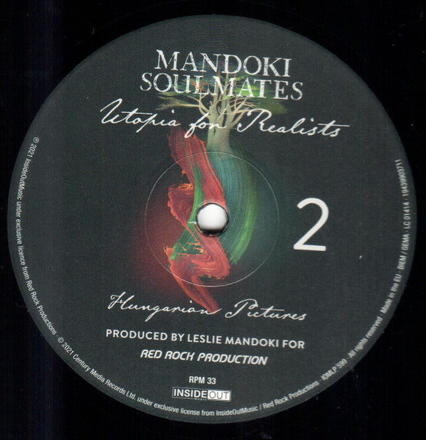 Mandoki Soulmates* : Utopia For Realists (Hungarian Pictures) (2xLP, Album, 180 + CD, Album + RE)