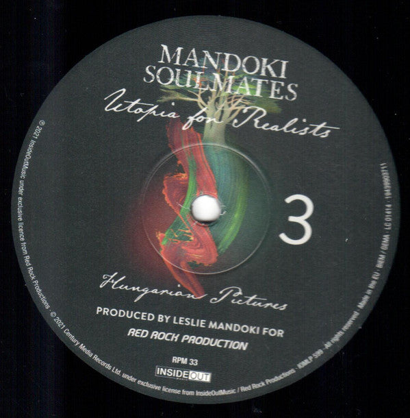 Mandoki Soulmates* : Utopia For Realists (Hungarian Pictures) (2xLP, Album, 180 + CD, Album + RE)