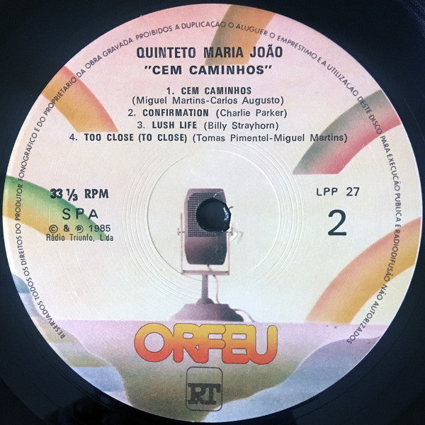 Quinteto Maria João : Cem Caminhos (LP, Album)