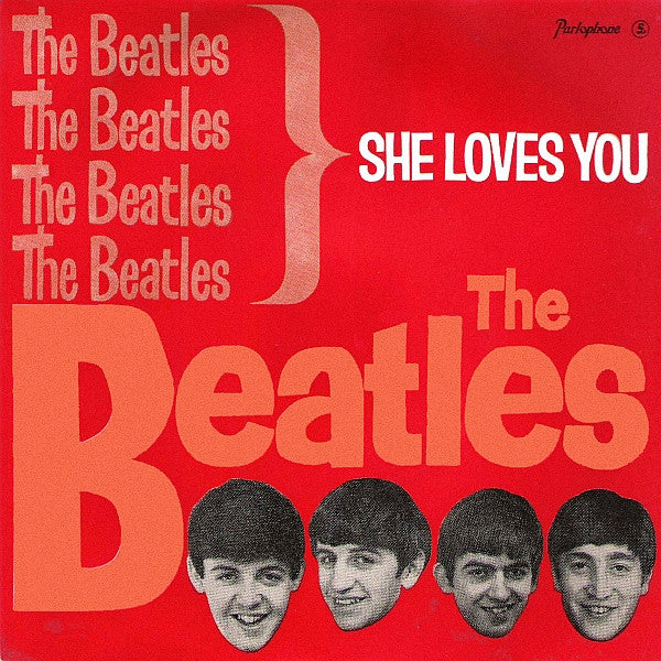 The Beatles : She Loves You (7", EP)