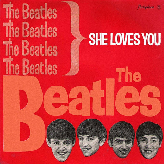 The Beatles : She Loves You (7", EP)
