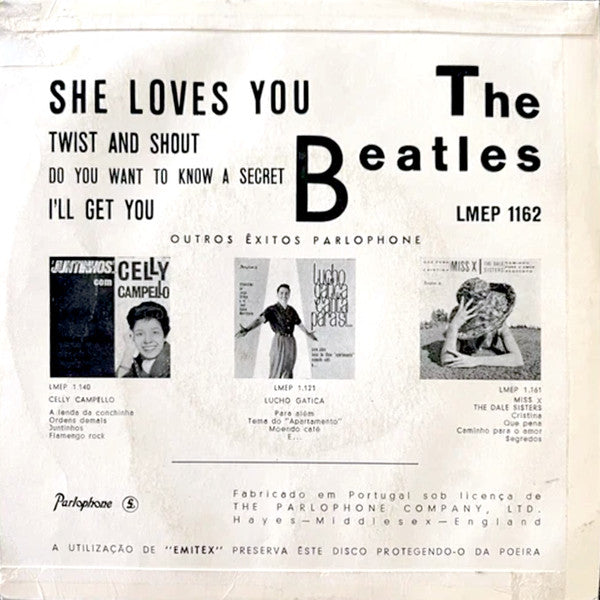The Beatles : She Loves You (7", EP)