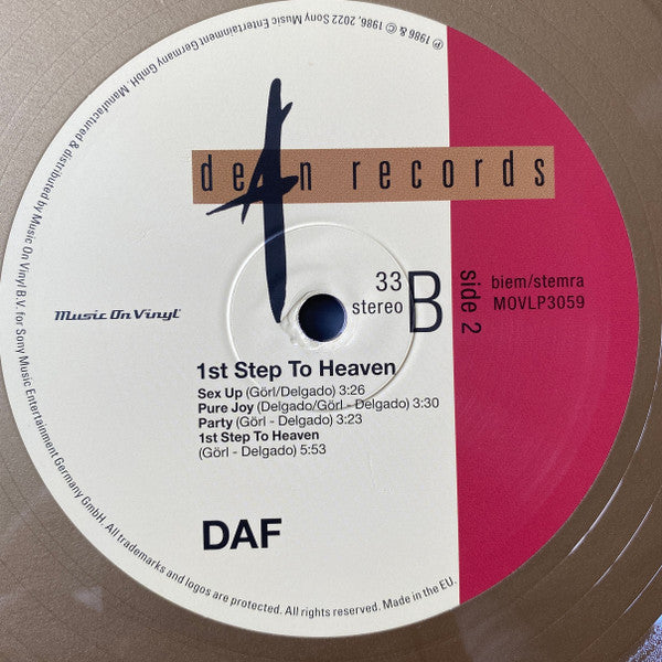 DAF* : 1st Step To Heaven (LP, Ltd, Num, RE, Gol)