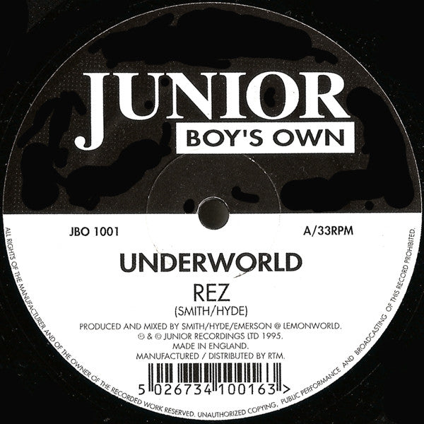 Underworld : Rez / Cowgirl (12", RE)
