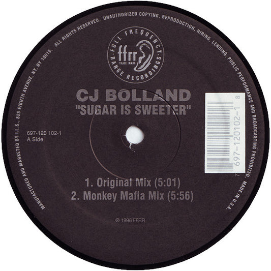 CJ Bolland : Sugar Is Sweeter (12")
