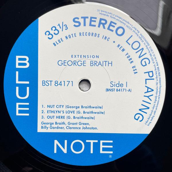 George Braith : Extension (LP,Album,Reissue,Stereo)