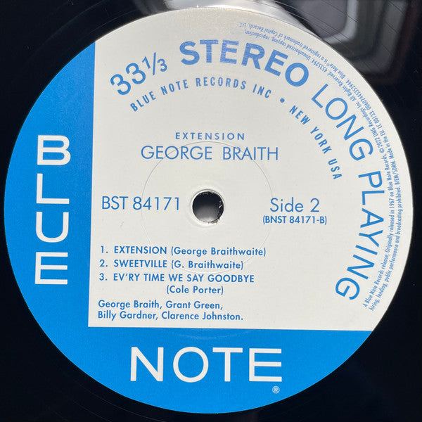 George Braith : Extension (LP,Album,Reissue,Stereo)