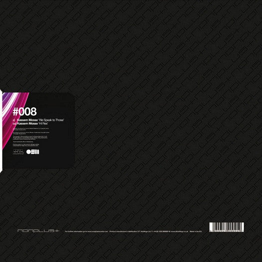 Kassem Mosse : We Speak To Those / Hi Res (12")