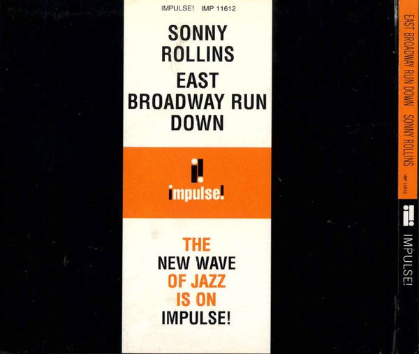 Sonny Rollins : East Broadway Run Down (CD, Album, Dig)