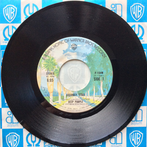 Deep Purple : Highway Star / Strange Kind Of Woman (7", Single)