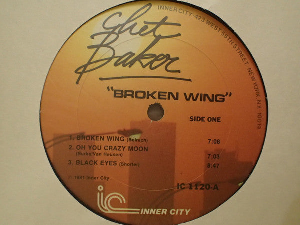 Chet Baker : Broken Wing (LP, Album, RE)