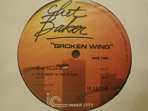 Chet Baker : Broken Wing (LP, Album, RE)