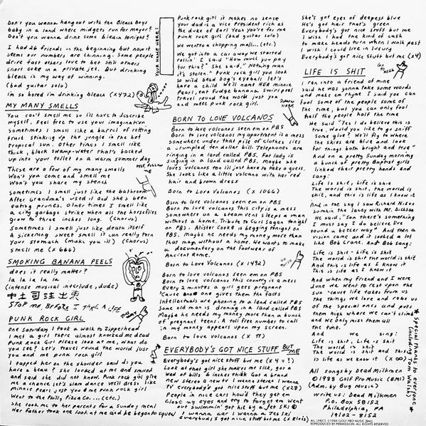 The Dead Milkmen : Beelzebubba (LP, Album, All)