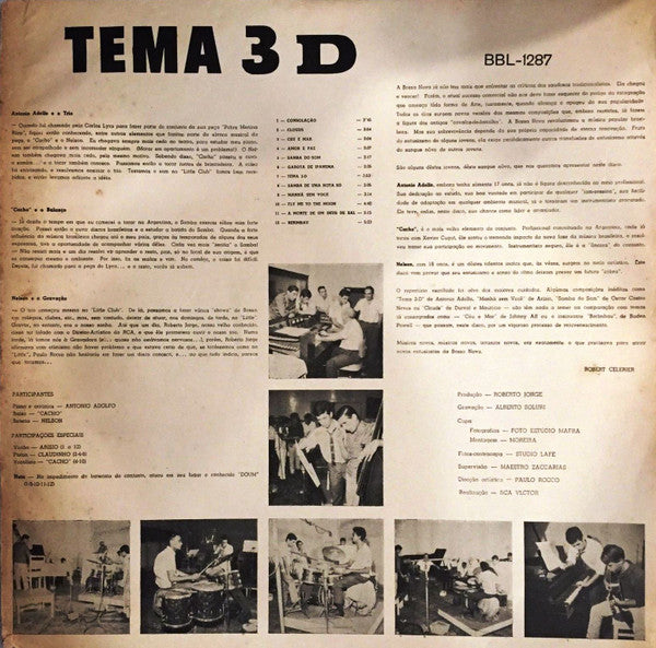 Trio 3D : Tema 3-D (LP, Album)