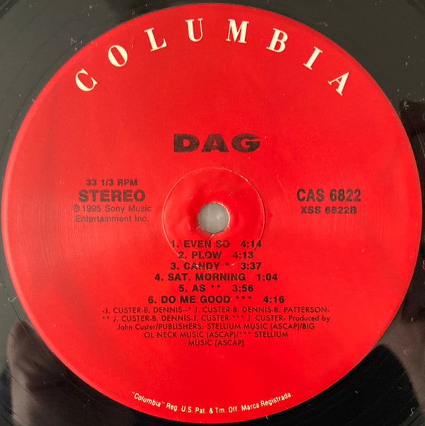 Dag : Righteous (LP, Album, Promo)