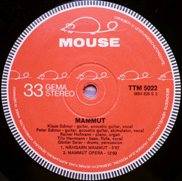 Mammut : Mammut (LP, Album)