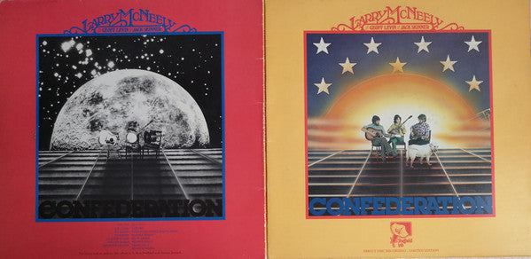 Larry McNeely With Geoff Levin And Jack Skinner (2) : Confederation (LP, Album, Ltd, Dir)