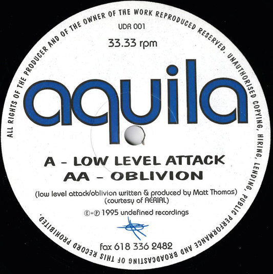 Aquila : Low Level Attack (12")
