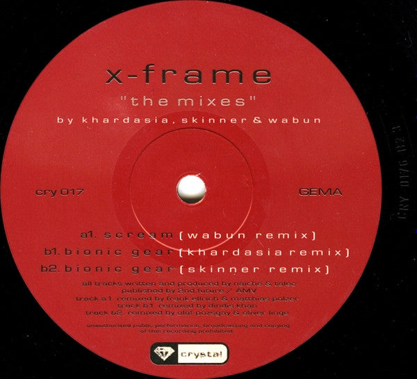 X-Frame : The Mixes (12")