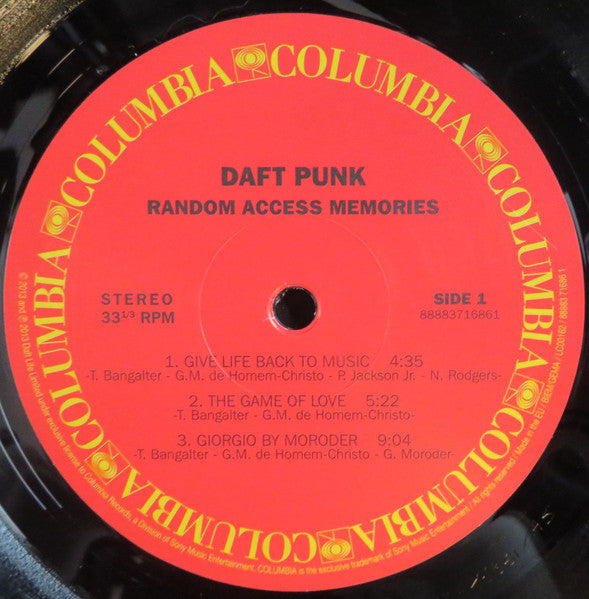 Daft Punk : Random Access Memories (2xLP, Album, RE, RP, 180)