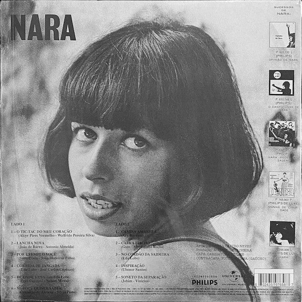 Nara Leão : Nara (LP, Album, Club, RE, RM)