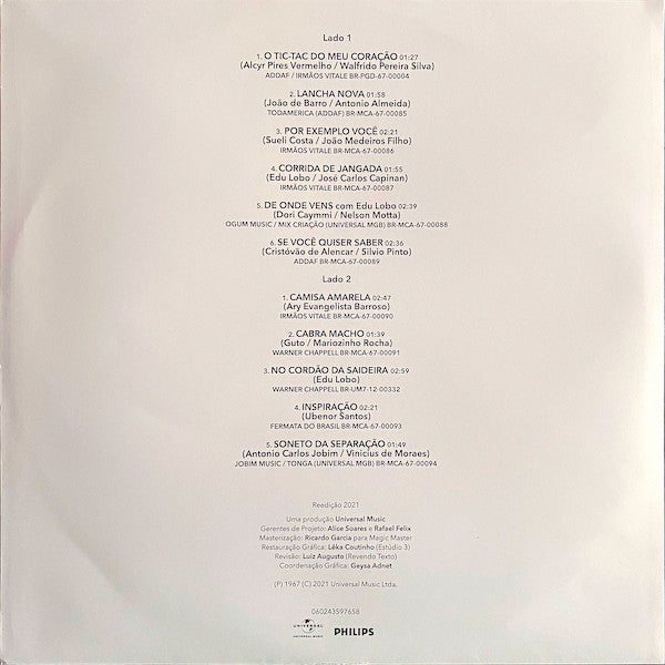 Nara Leão : Nara (LP, Album, Club, RE, RM)