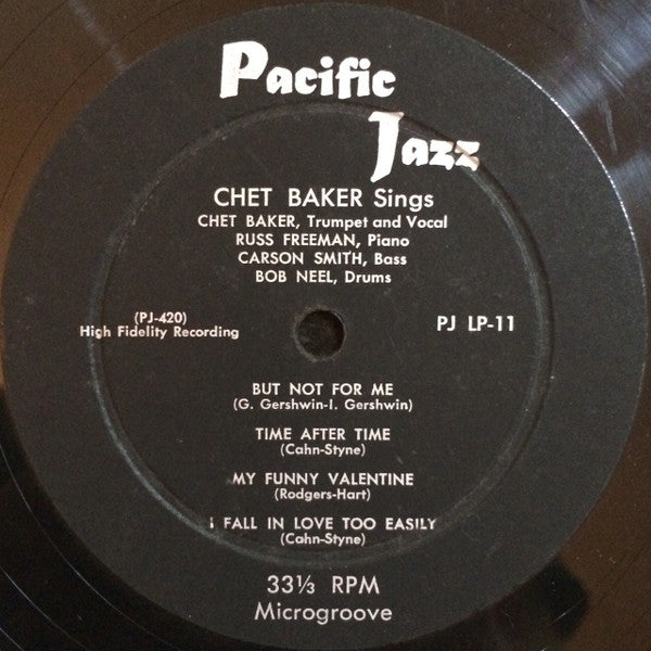 Chet Baker : Chet Baker Sings (10", Album, RP)