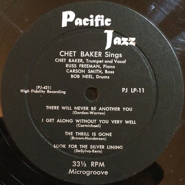 Chet Baker : Chet Baker Sings (10", Album, RP)