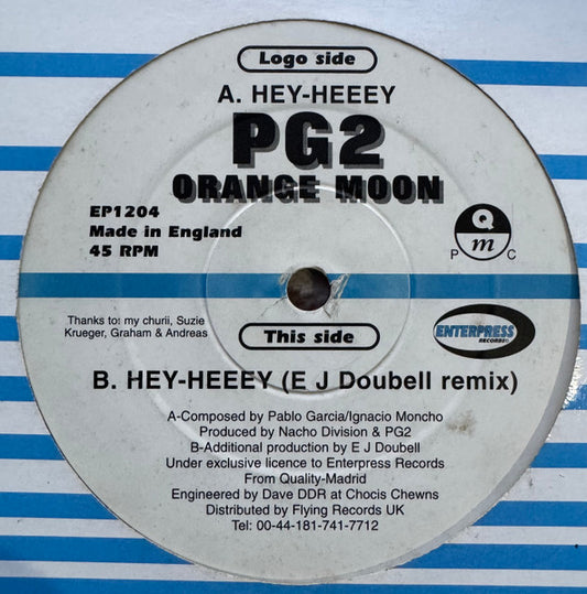PG2 : Orange Moon (12")