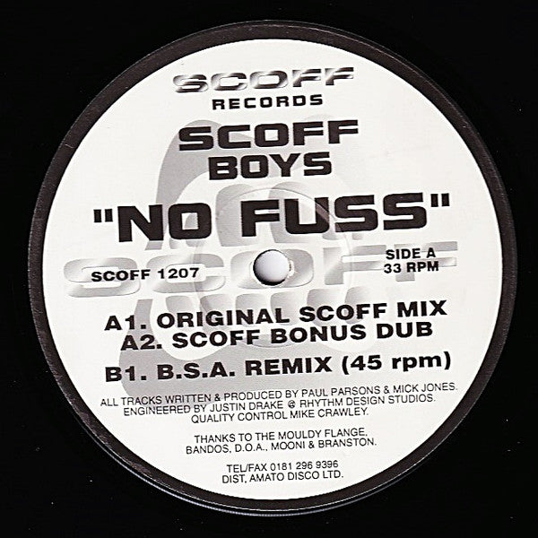 Scoff Boys : No Fuss (12")