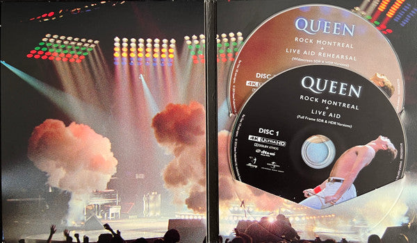 Queen : Rock Montreal + Live Aid (2xUltra HD Blu-ray, 4K, Multichannel, RE, Dol)