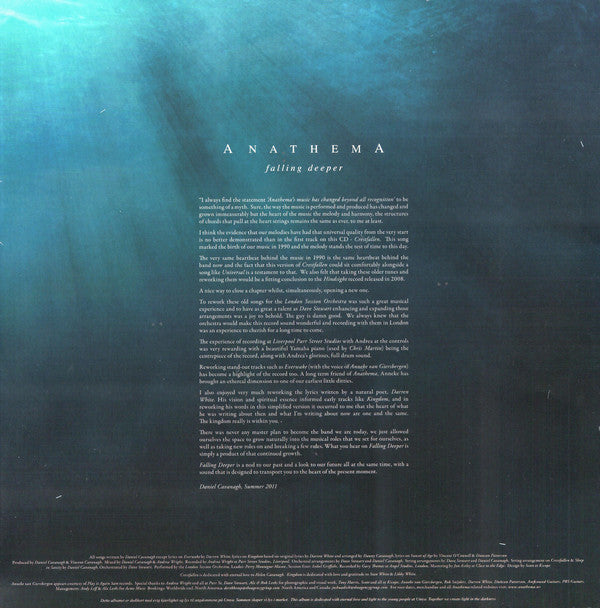 Anathema : Falling Deeper (LP, Album, Ltd)