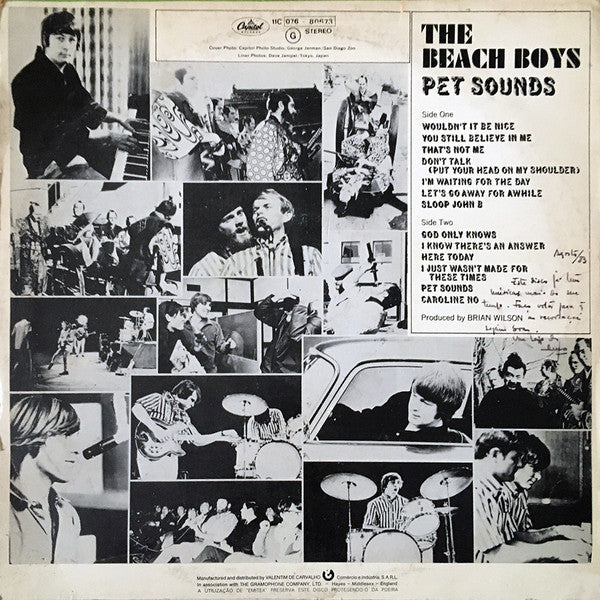 Beach Boys, The : Pet Sounds (LP,Album,Reissue,Stereo)