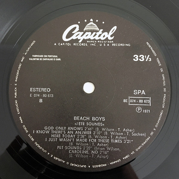 Beach Boys, The : Pet Sounds (LP,Album,Reissue,Stereo)
