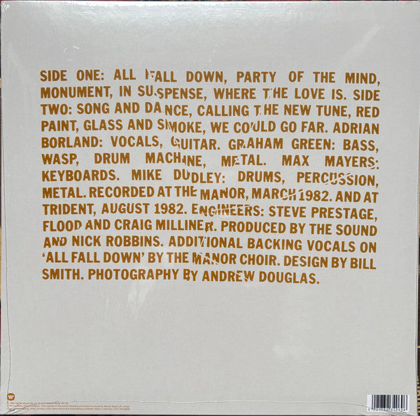 The Sound (2) : All Fall Down (LP, Album, RE, RM, Blu)