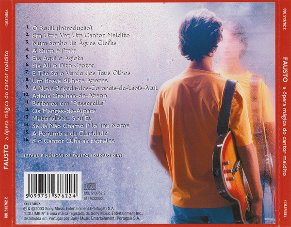 Fausto Bordalo Dias : A Ópera Mágica Do Cantor Maldito (CD, Album)
