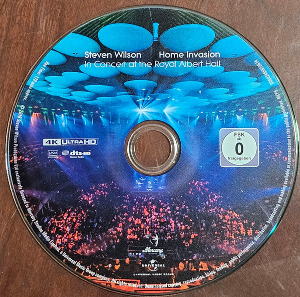 Steven Wilson : Home Invasion (In Concert At The Royal Albert Hall) (Ultra HD Blu-ray, 4K, Multichannel, RE)