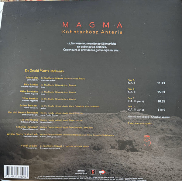 Magma (6) : Köhntarkösz Anteria (2xLP, Album, RE, RM, 180)