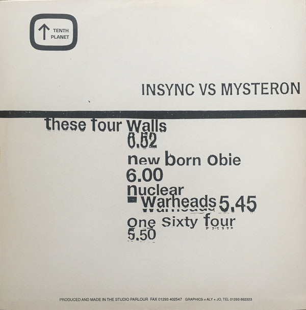 Insync vs Mysteron* : These 4 Walls (12")