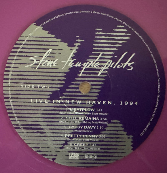 Stone Temple Pilots : Live In New Haven, 1994 (2xLP, Album, RSD, Ltd, Pur)