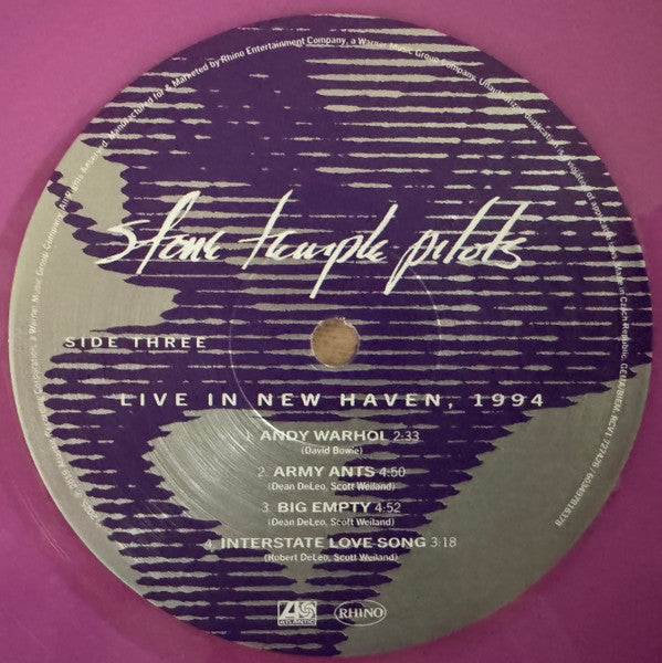 Stone Temple Pilots : Live In New Haven, 1994 (2xLP, Album, RSD, Ltd, Pur)