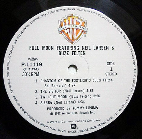 Full Moon (5) Feat. Neil Larsen And Buzz Feiten* : Full Moon (LP, Album)