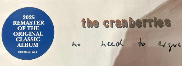 Cranberries, The : No Need To Argue (LP,Album,Reissue,Remastered,Stereo)