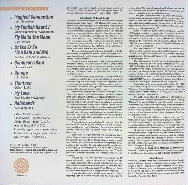 Gabor Szabo : The Complete Gabor Szabo in Budapest (2xLP, Album, Ltd, RE)