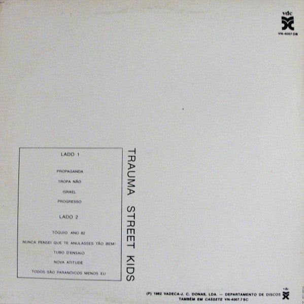 Street Kids : Trauma (LP, Album)