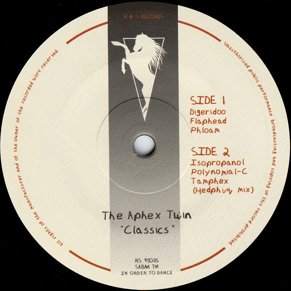 Aphex Twin : Classics (2xLP, Comp, RE, RM)
