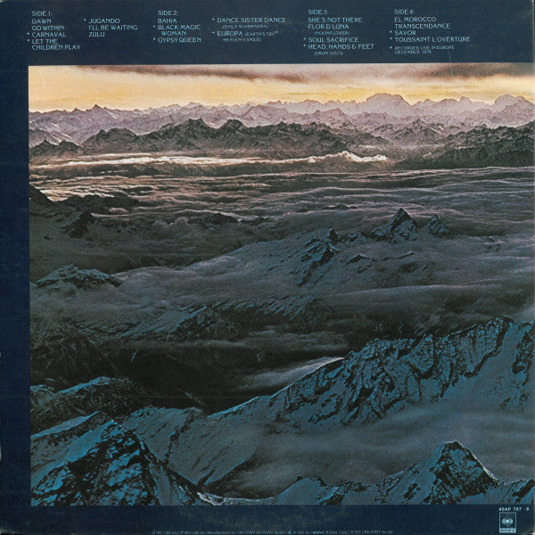 Santana = サンタナ* : Moonflower (2xLP, Album)