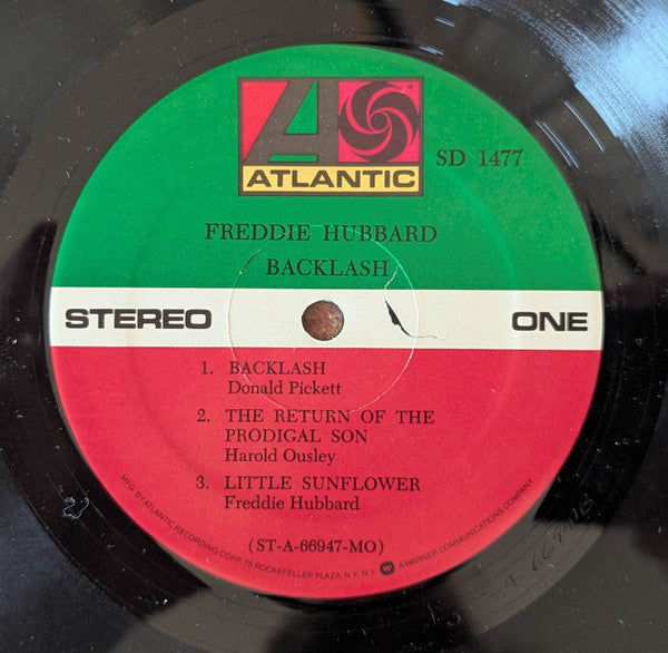 Freddie Hubbard : Backlash (LP, Album, RE, Gat)